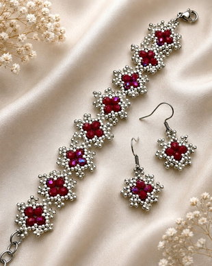 Set flori din margele