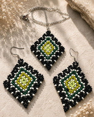 Set romb verde