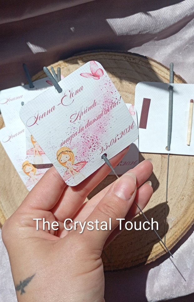 Artificii de mână personalizate pentru botez