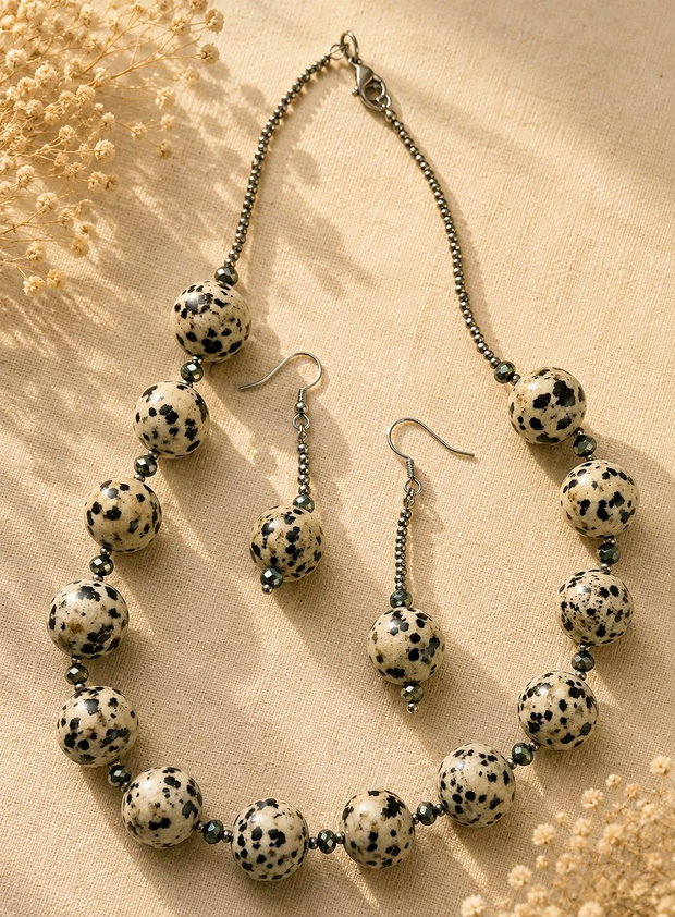 Set din jasp dalmatian