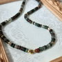 Colier bloodstone african si hematite aurii