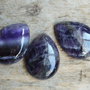 Cabochon ametist, 40x30 mm