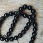 Onix negru, 8 mm - sirag aprox 39 cm