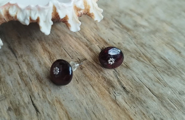Cercei granat