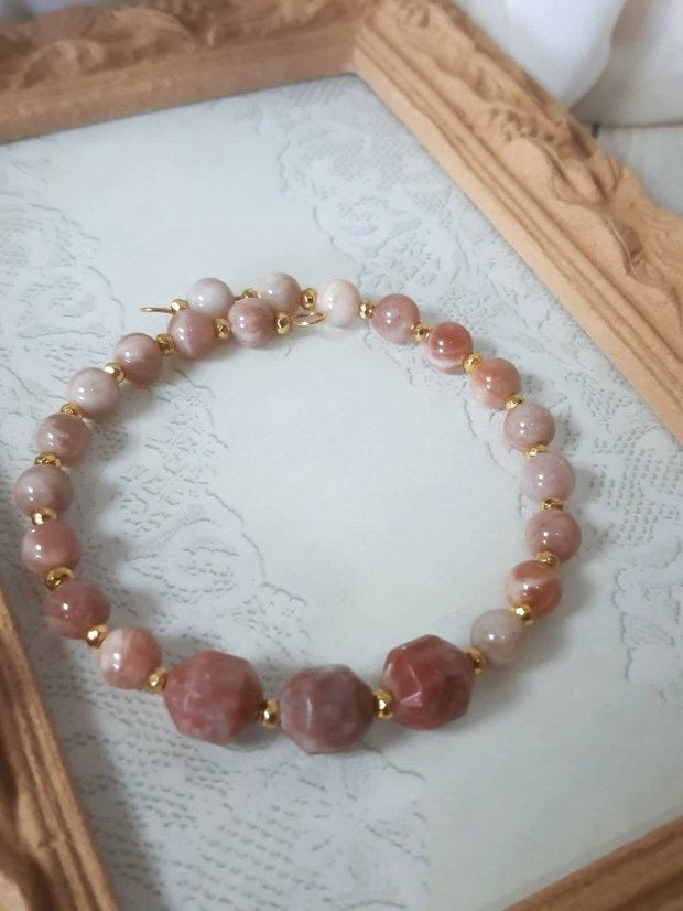 Bratara Jasp Blossom si piatra soarelui