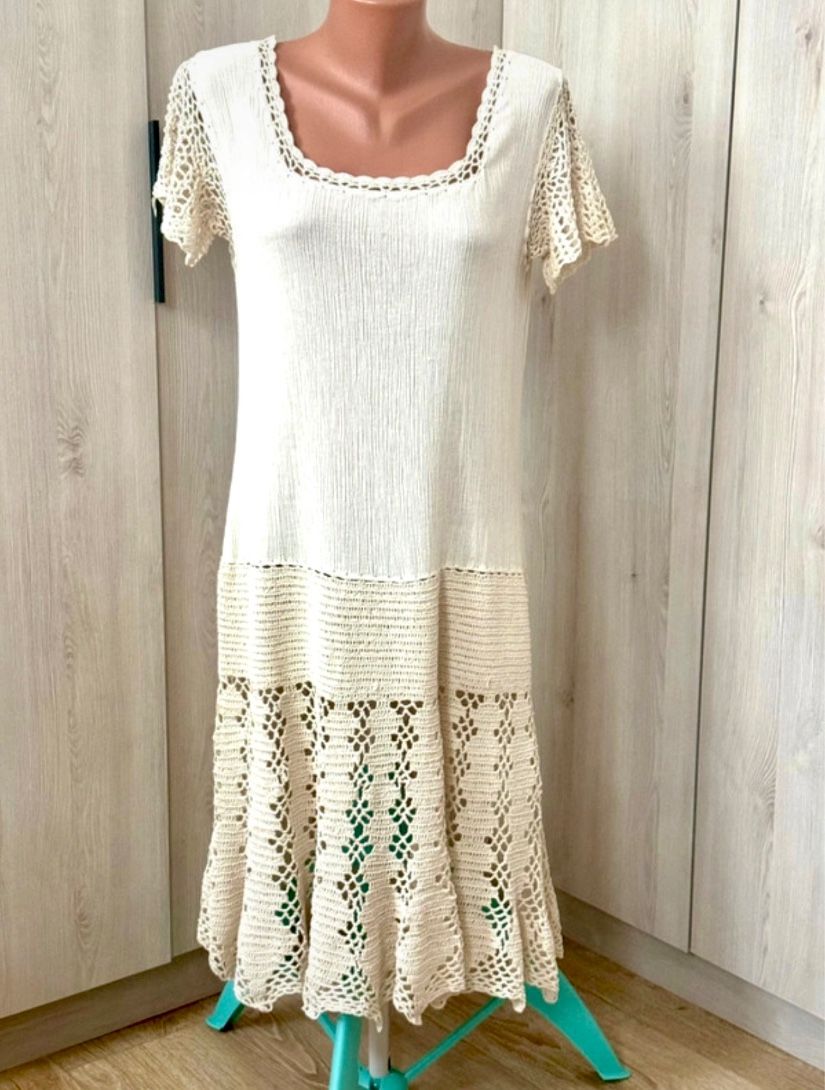 Rochie croșetată macrame mărime M/L/XL