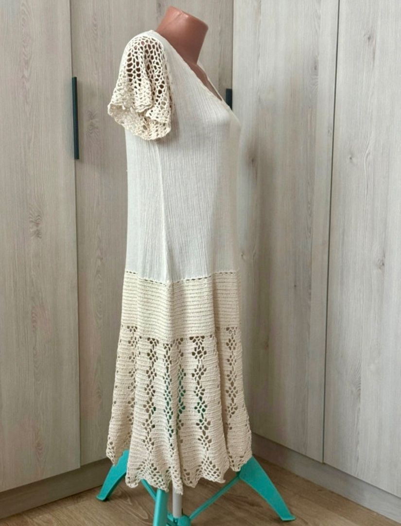Rochie croșetată macrame mărime M/L/XL