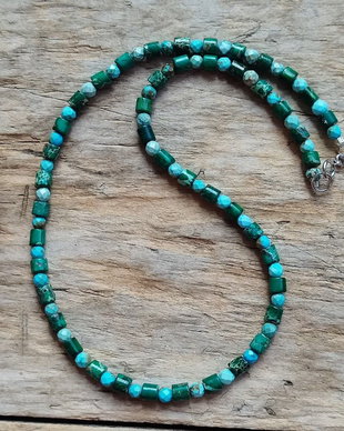 Colier regalite, turcoaz african - De vara