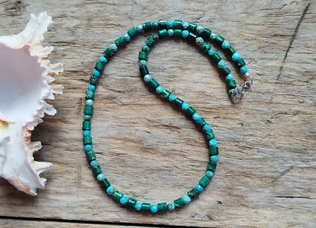 Colier regalite, turcoaz african - De vara