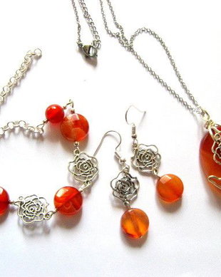 set bijuterii cu agate  52656