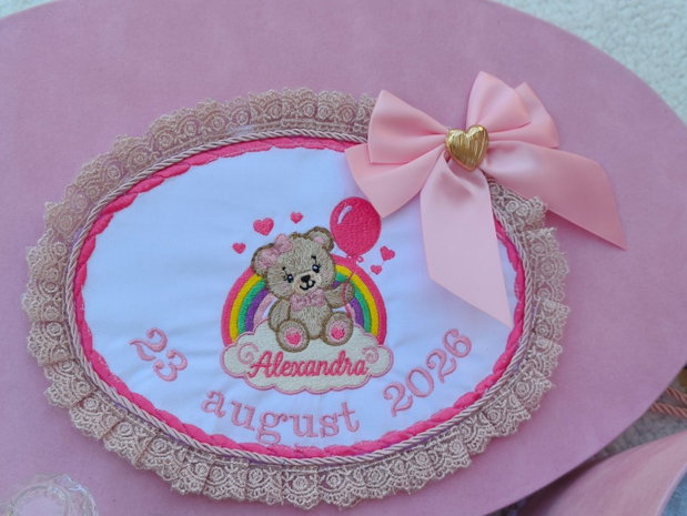 Trusou botez personalizat realizat cu drag pentru un moment unic