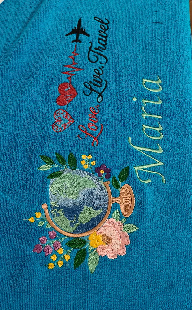 Prosop de lux personalizat cu broderie