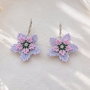 Cercei handmade Floare de Lavandă