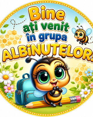 Insigne personalizate pentru grupele de grădiniță