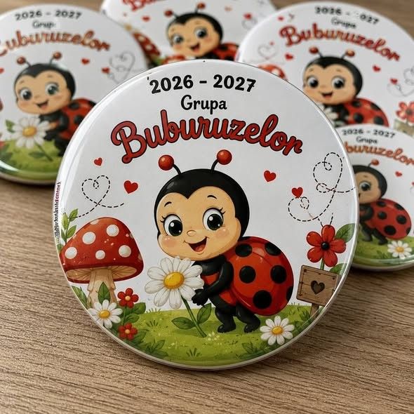 Insigne personalizate pentru grupele de grădiniță