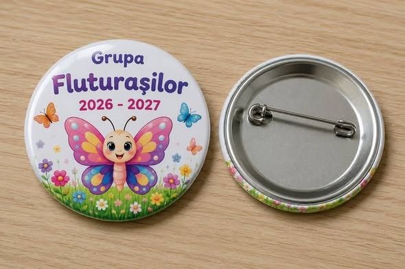 Insigne personalizate pentru grupele de grădiniță