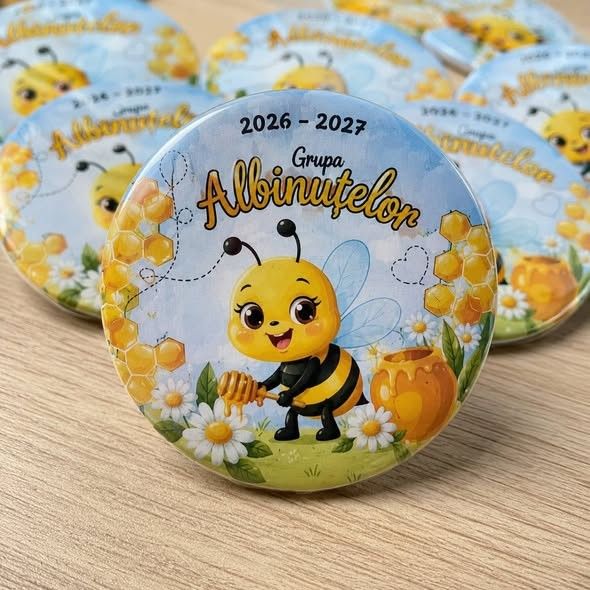 Insigne personalizate pentru grupele de grădiniță