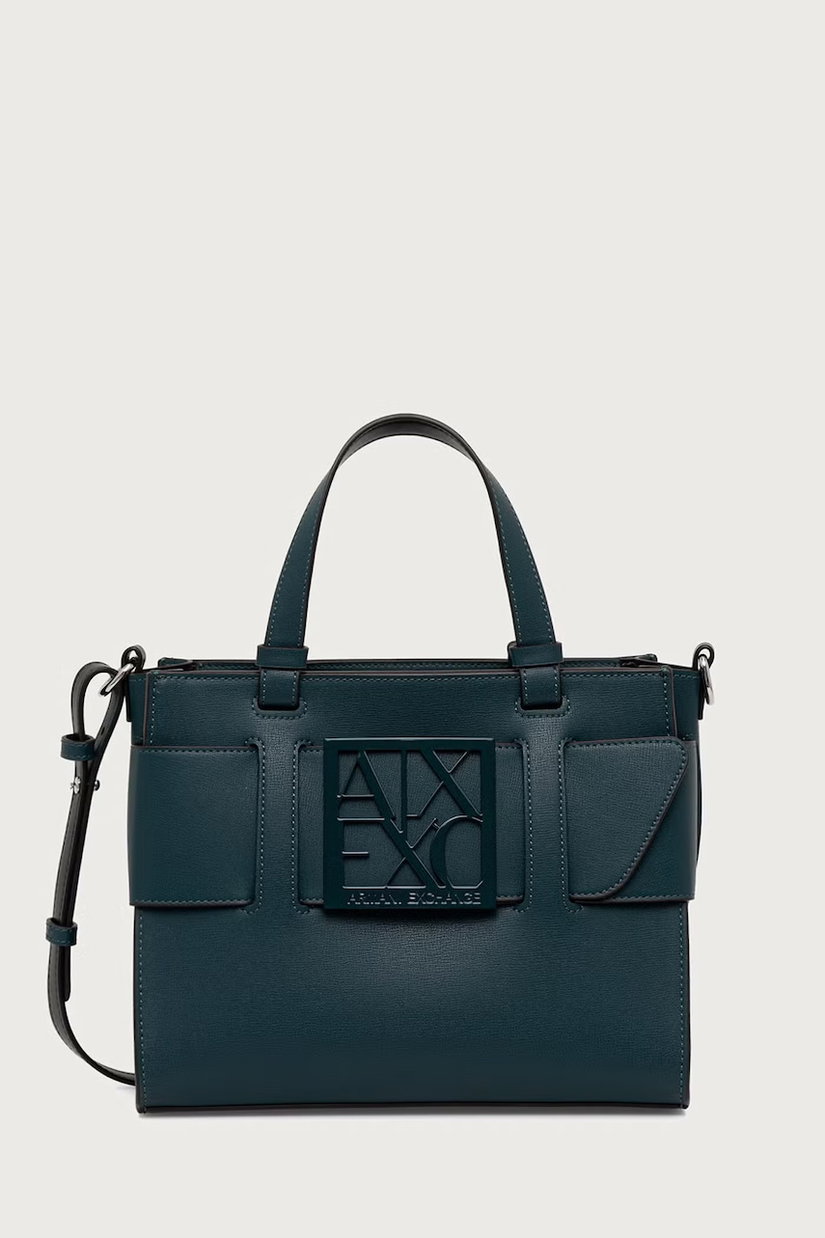 Armani Exchange geantă pentru femei cu imitație de piele