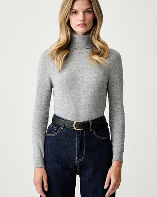 Barbour pulover cu guler înalt de damă din lână Pendle Roll