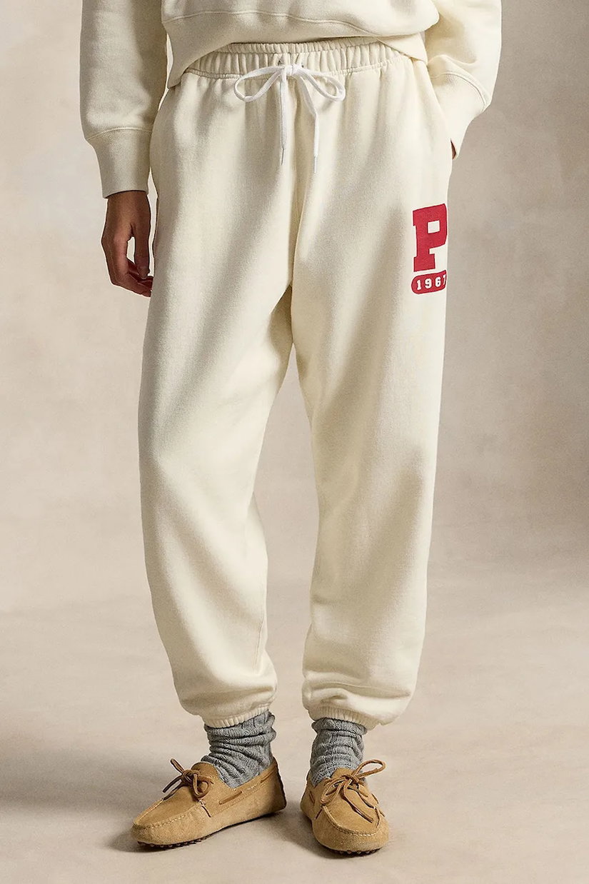 Polo Ralph Lauren pantaloni de trening pentru femei cu bumbac