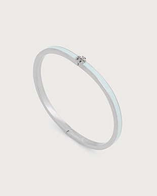 Tory Burch brățară pentru femei din alamă emailată Thin Icon