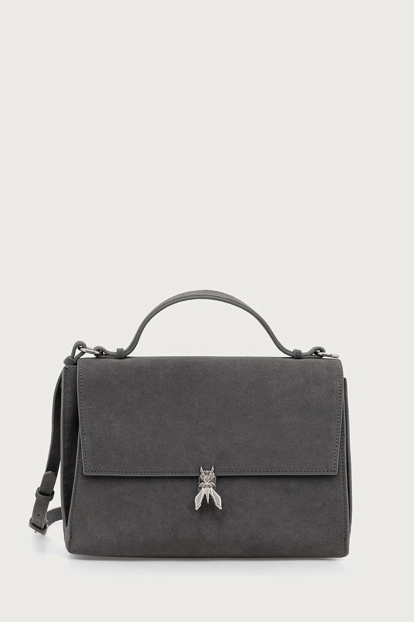 Patrizia Pepe geantă crossbody pentru femei din piele întoarsă