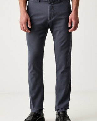 BOSS Orange pantaloni chinos pentru bărbați din bumbac cu elastan Chino-Slim-2