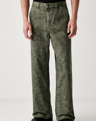 HUGO Blue pantaloni straight pentru bărbați din bumbac Gunter263