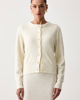 Yuzefi cardigan pentru femei din lână merino RAINA