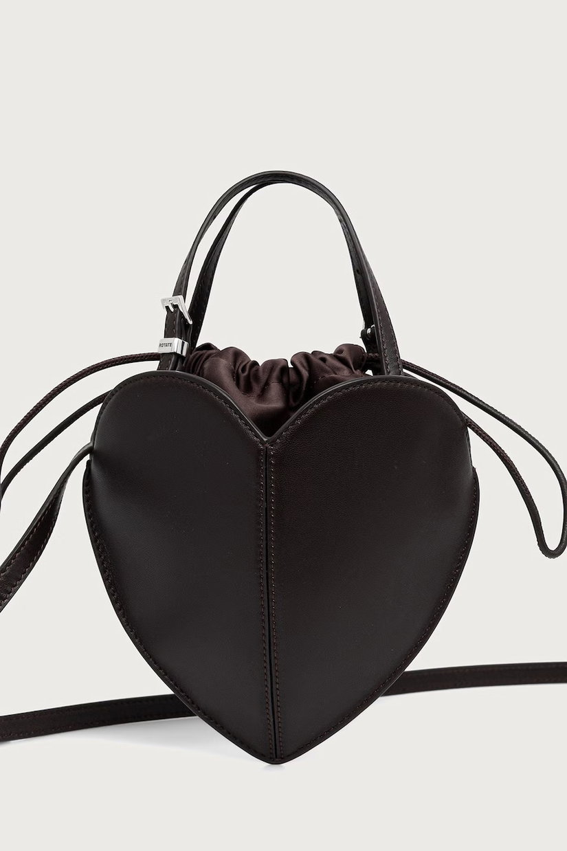 Rotate geantă crossbody pentru femei din piele
