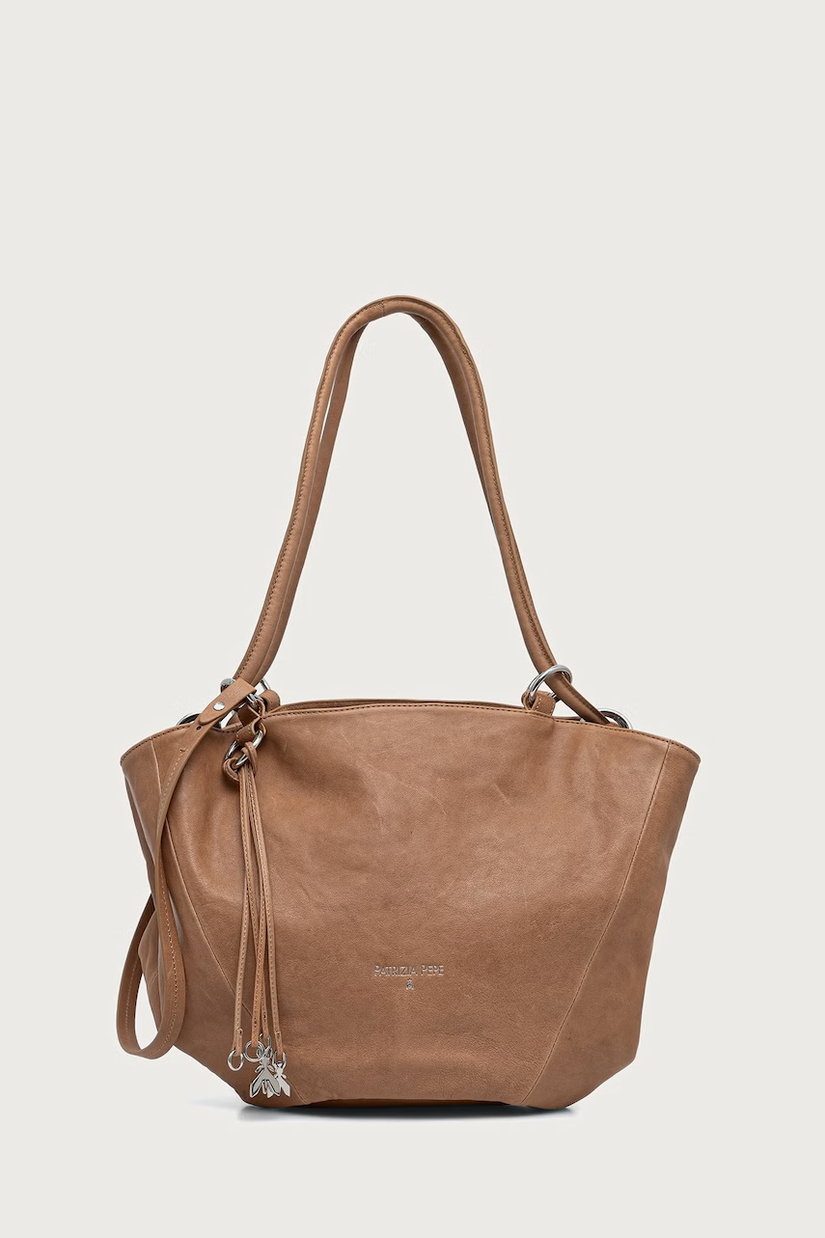 Patrizia Pepe tote bag pentru femei din piele