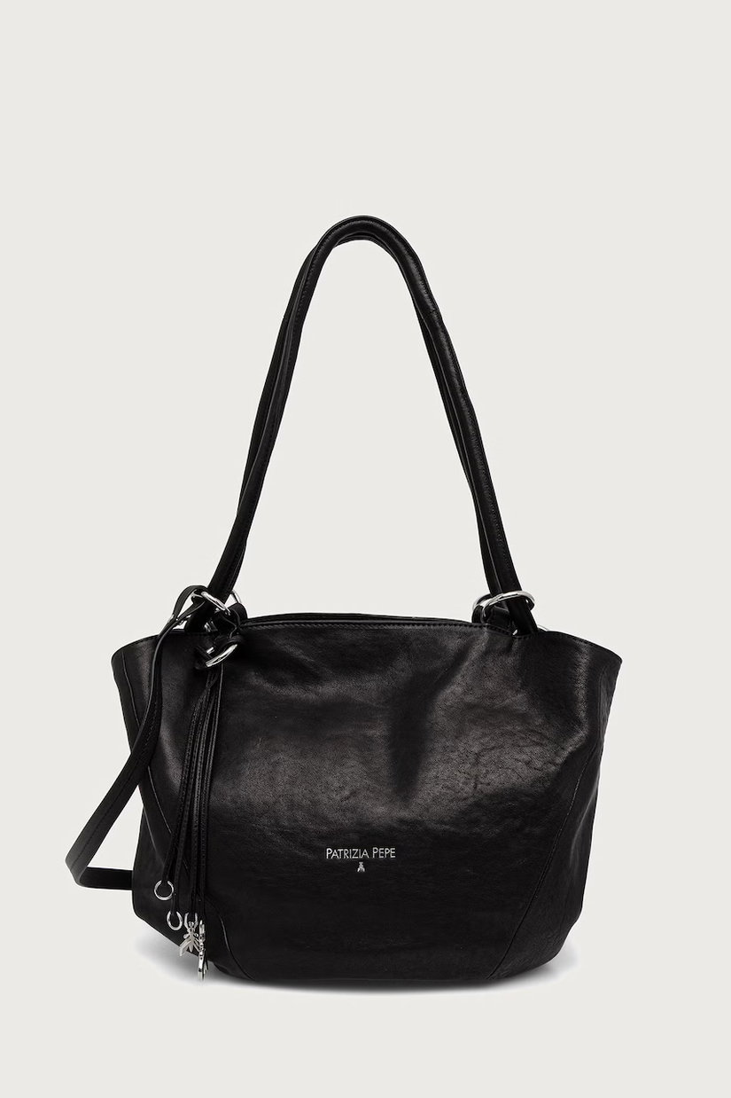 Patrizia Pepe tote bag pentru femei din piele