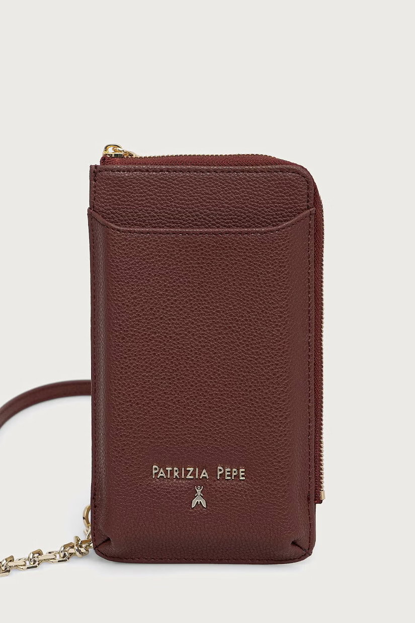 Patrizia Pepe husă pentru telefon pentru femei din piele