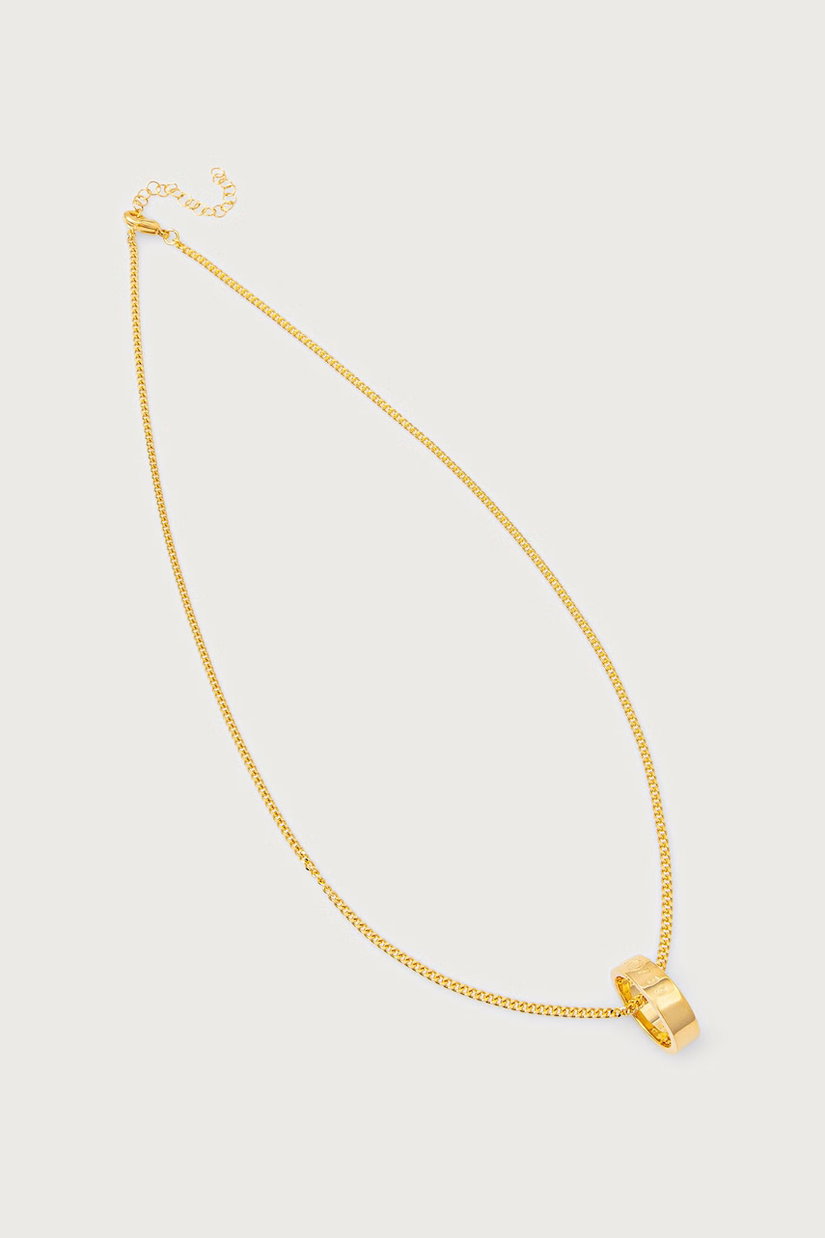 MM6 Maison Margiela lănțișor pentru femei din alamă