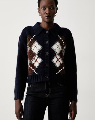 ERMANNO Firenze cardigan pentru femei cu lână