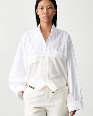MM6 Maison Margiela cămașă pentru femei din bumbac