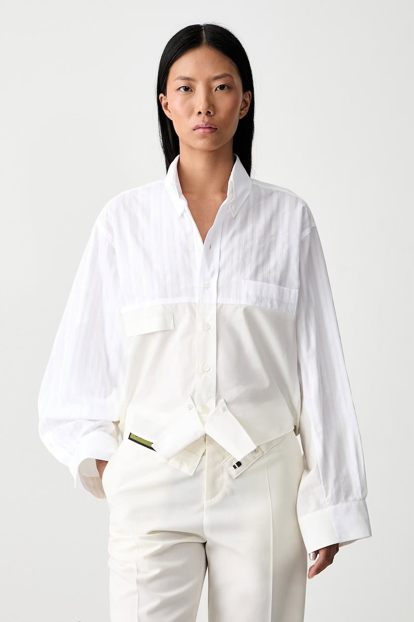 MM6 Maison Margiela cămașă pentru femei din bumbac