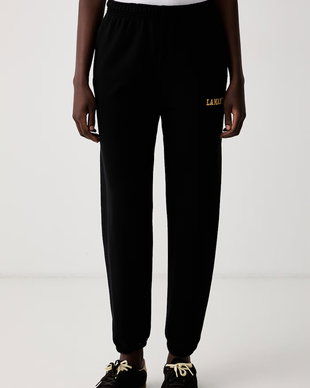 La Mania pantaloni de trening pentru femei cu bumbac GRANT