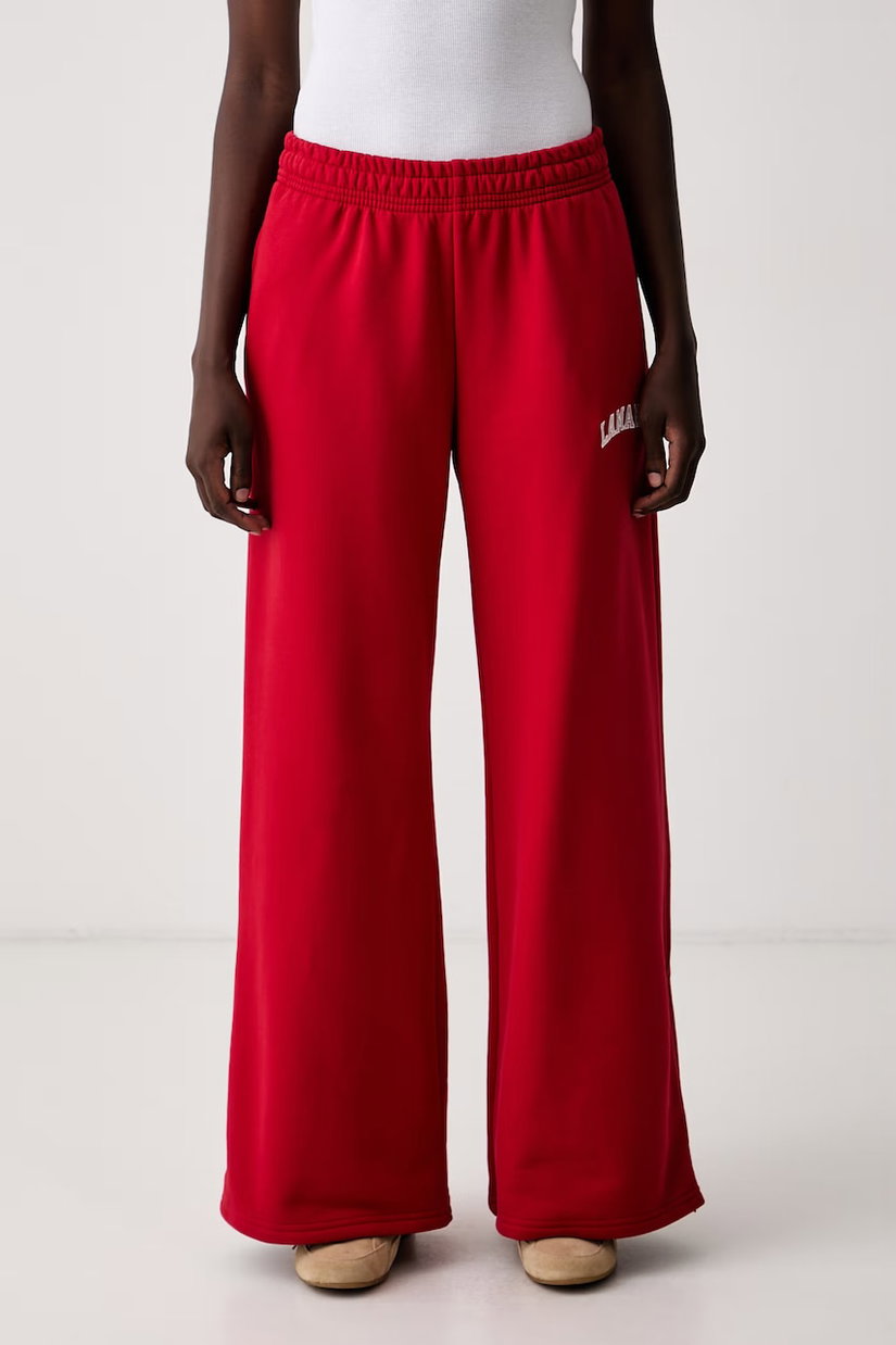 La Mania pantaloni de trening pentru femei cu bumbac EVAN