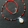 Rezervat Colier argint coral spinel perle naturale de cultura baroc picatura minimalist boho chic trendy