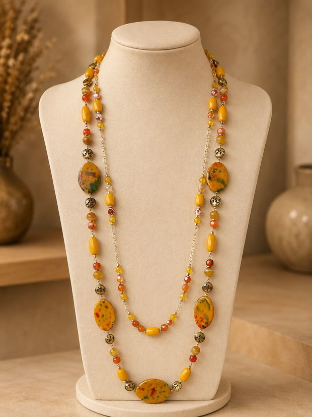 REZERVAT D.T. -agate,jad,hematit,accesorii placate cu aur,inox