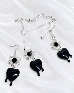 Set bijuterii inimioare 02352