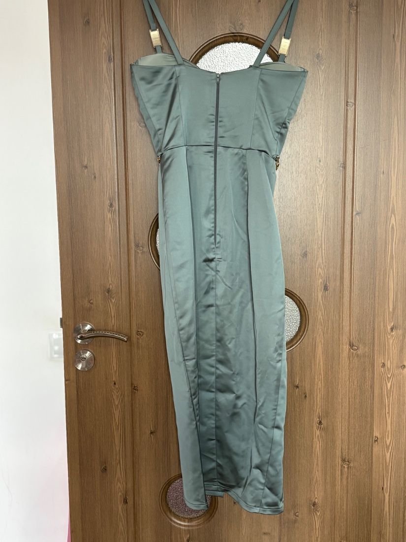 Rochie turcoaz midi