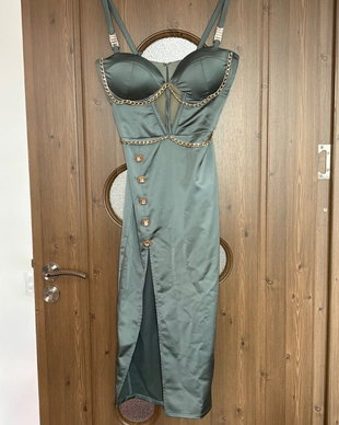 Rochie turcoaz midi