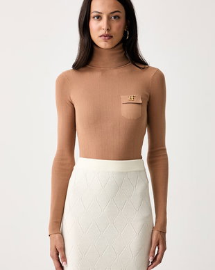 Elisabetta Franchi pulover loungewear pentru femei cu lyocell