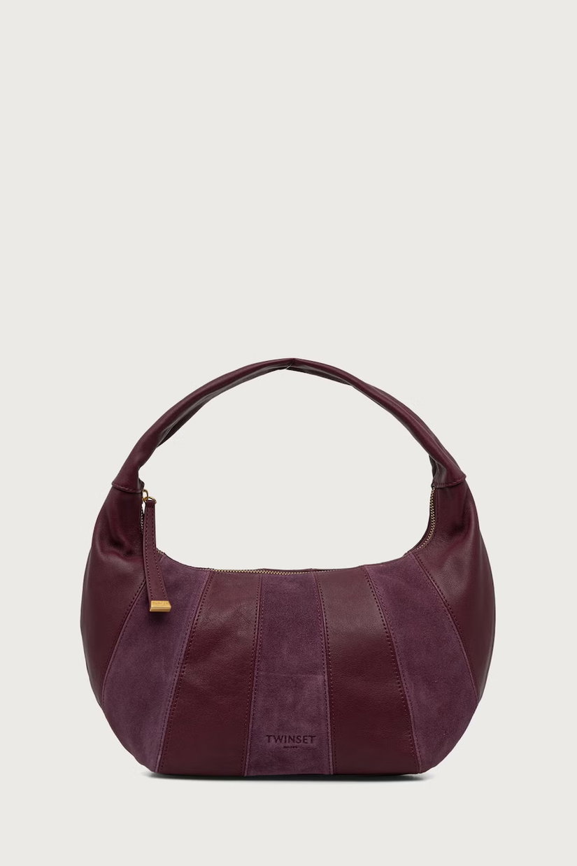 Twinset hobo bag pentru femei din piele