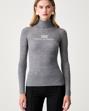Elisabetta Franchi pulover pentru femei din lână