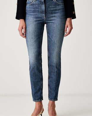 Elisabetta Franchi blugi slim fit pentru femei