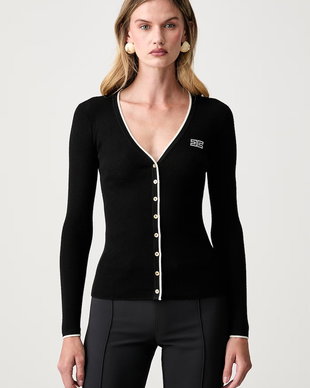 Elisabetta Franchi cardigan pentru femei cu lână