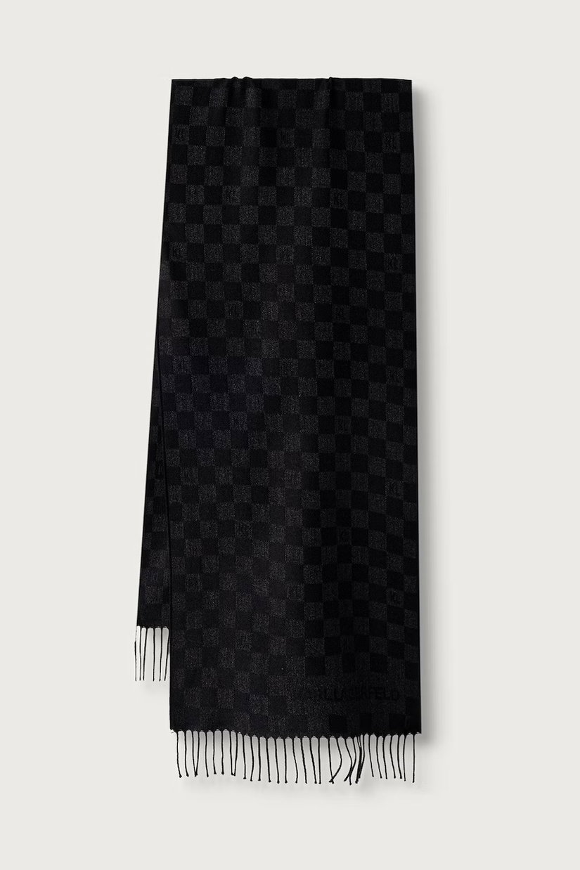 Karl Lagerfeld fular pentru bărbați cu lână